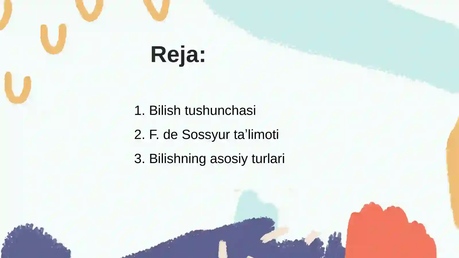 Bilish va uning turlari 2