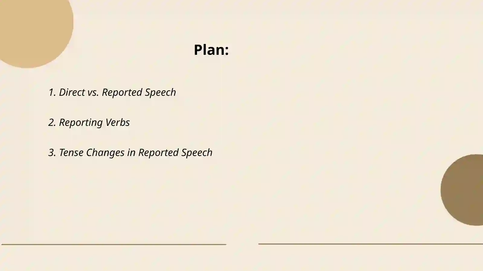 Reported speech 2
