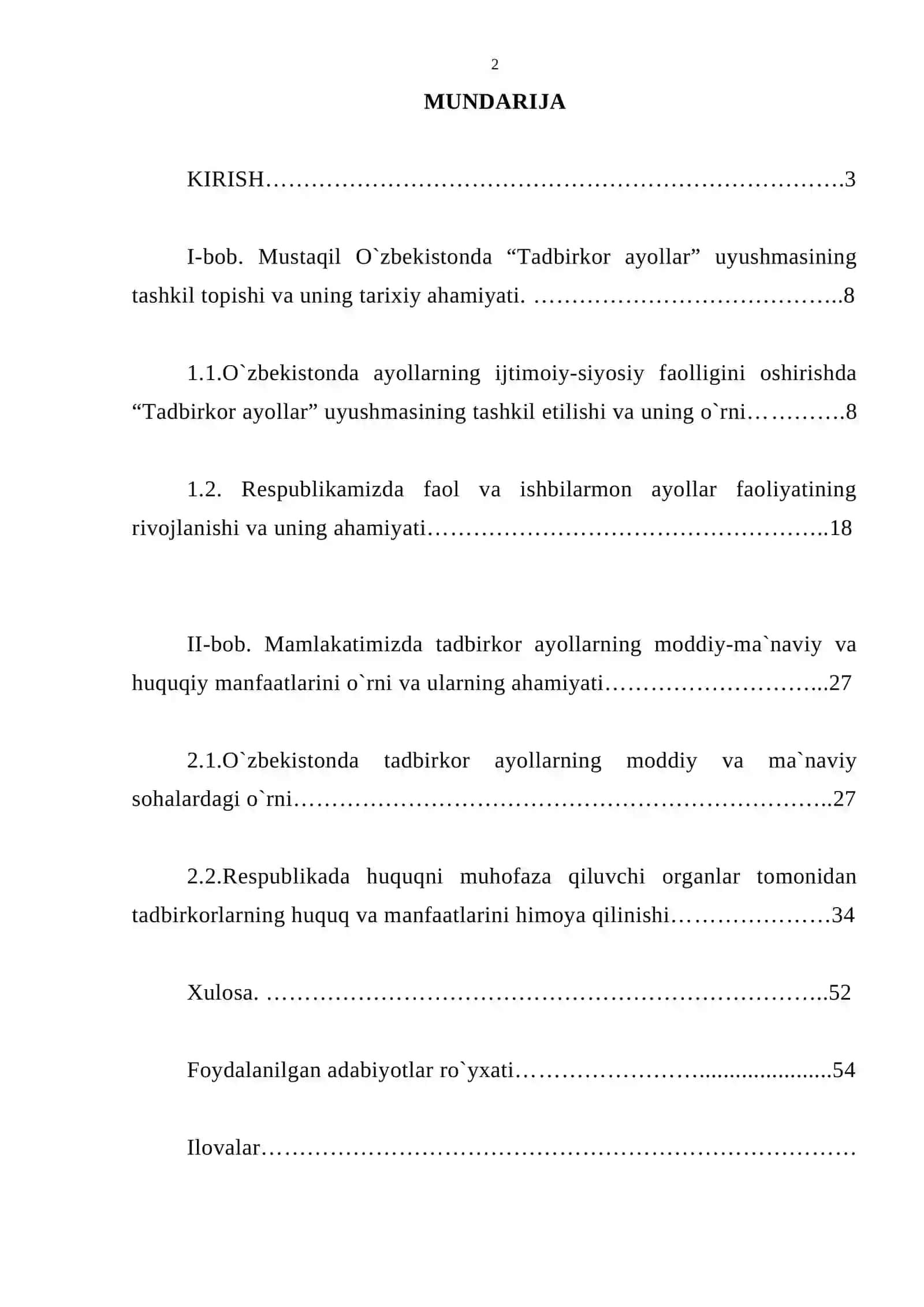 O`zbekistonda “Tadbirkor ayollar” uyushmasining tashkil topishi va tarixiy ahamiyati 2