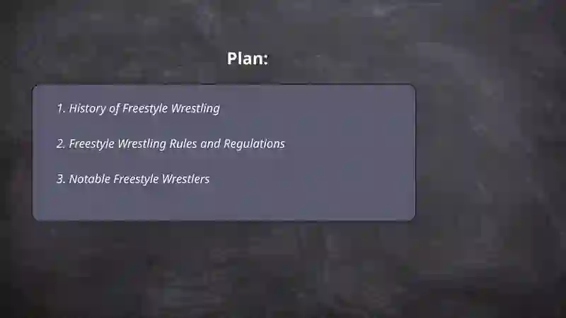 Freestyle Wrestling History 2
