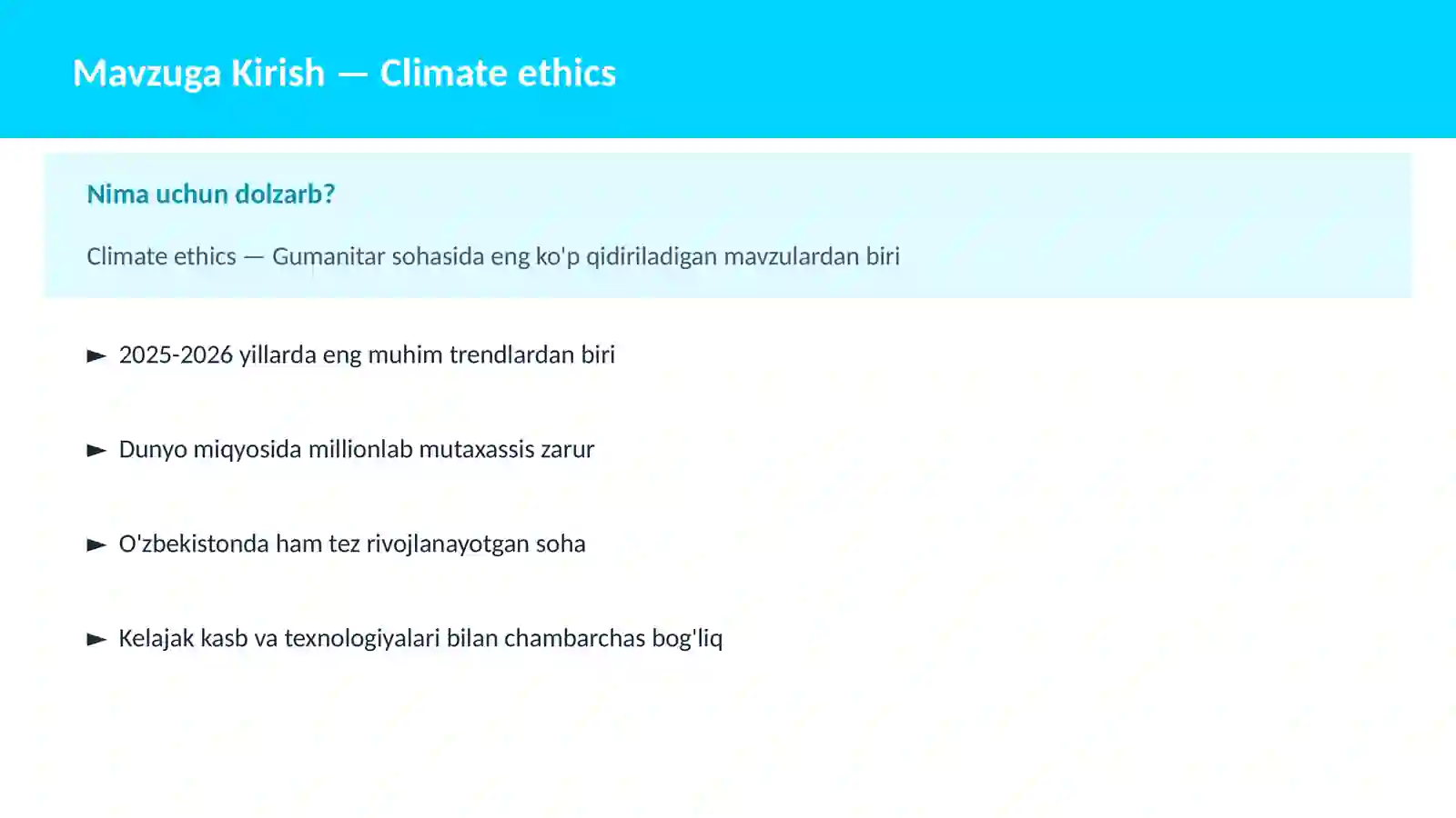 Climate ethics 2