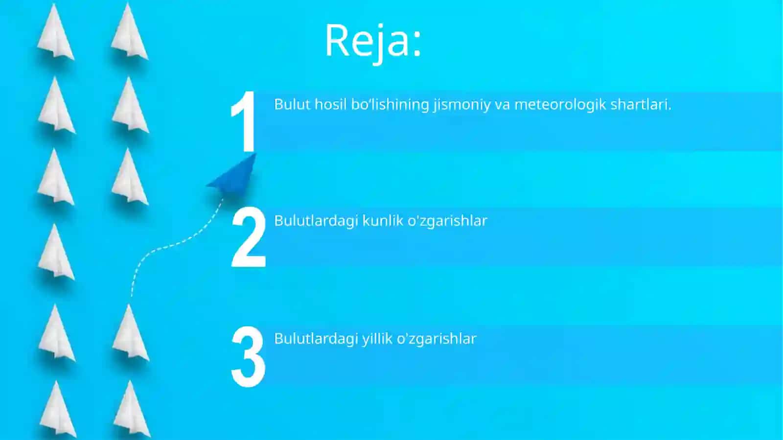 Bulutlar hosil bo'lishining fizik-meteorologik sharoitlari. Bulutlarning sutkalik va yillik o'zgarishlari 2