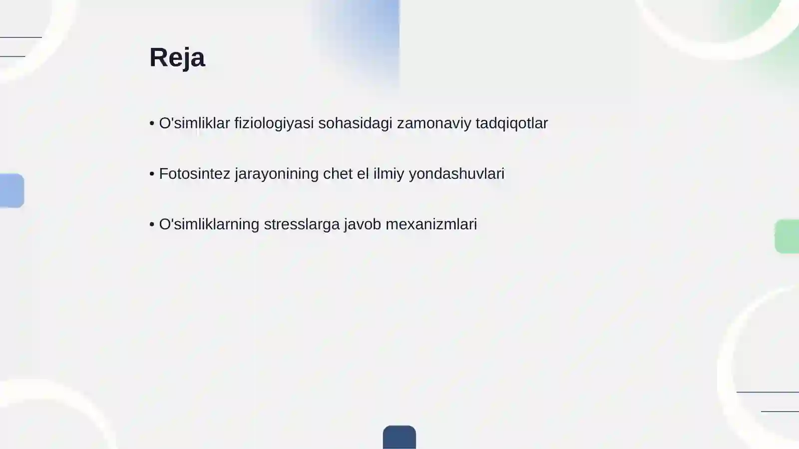 O'simliklar fiziologiyasi yuzasidan chet el ilmiy tadqiqotlar va ular haqida ilmiy maqolalarni tahlil etish 2