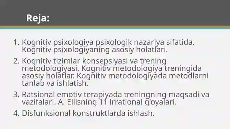 Kognitivizm an'analarida trening. Ratsional emotiv terapiya..pptx 2