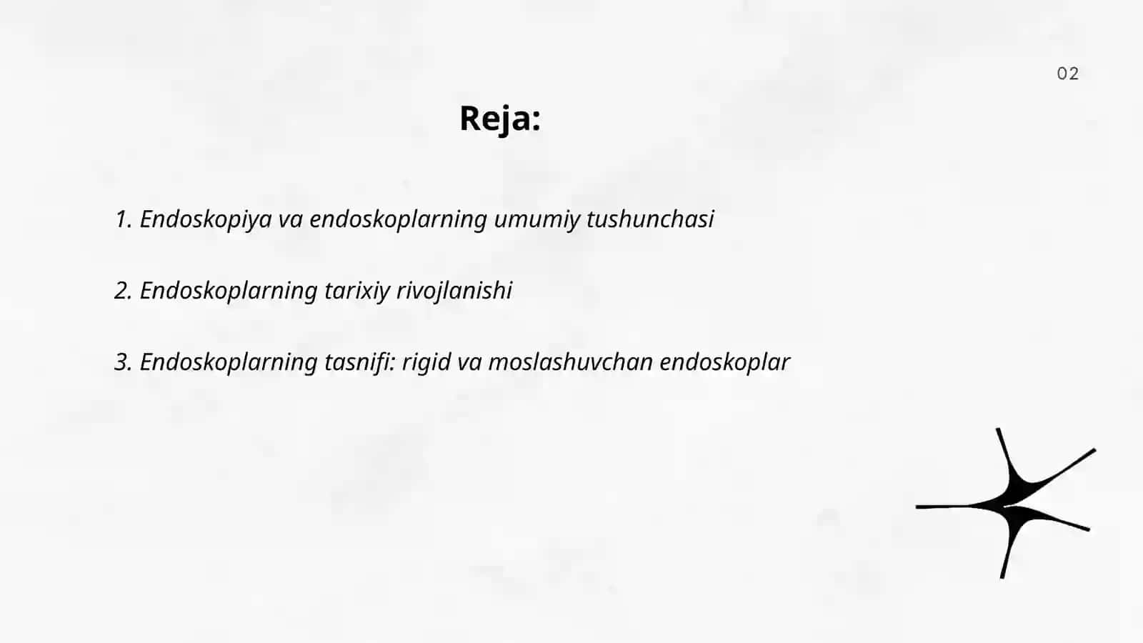 Endoskopiya va endoskoplarning umumiy tushunchasi 2