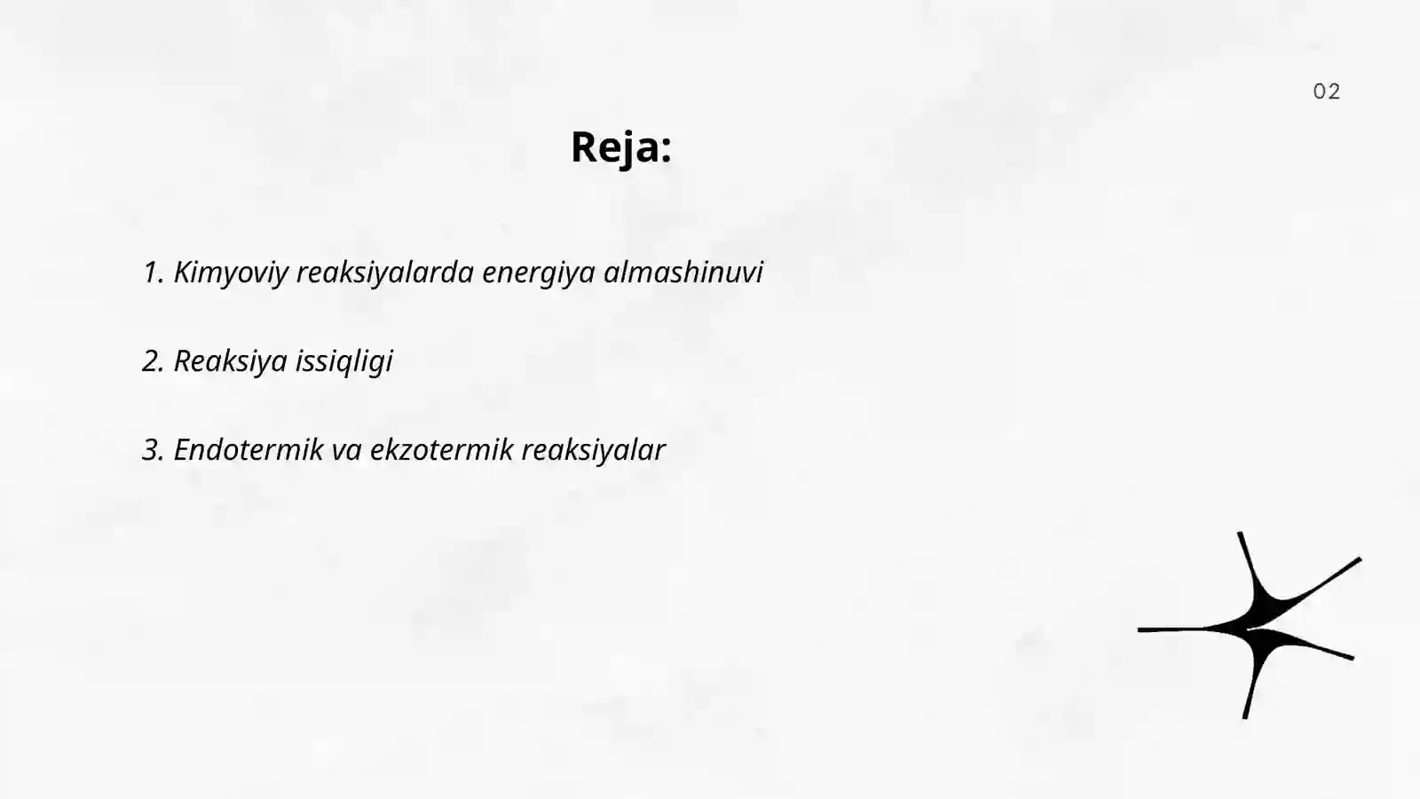 Kimyoviy reaksiyalarning energetikasi 2