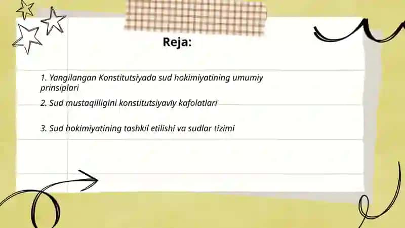 O‘zbekiston Respublikasida sud tizimining konstitutsiyaviy asoslari 2