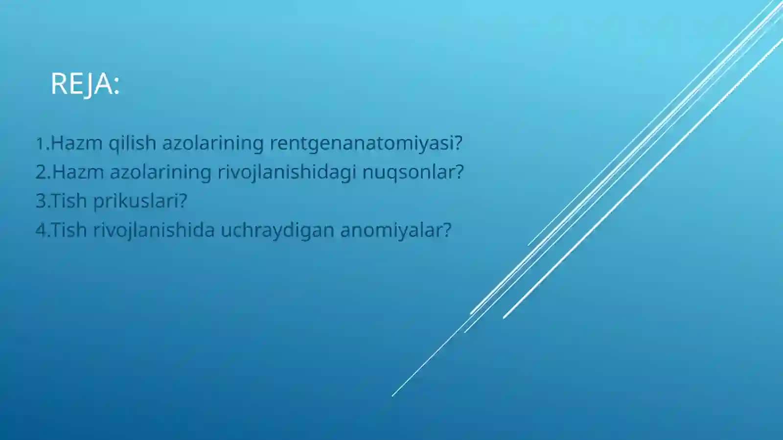 Rentgenanatomiya va rivojlanishidagi nuqsonlar 2