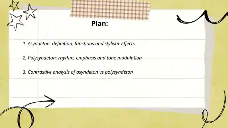 Synatical expressive means and stylistic devices 2