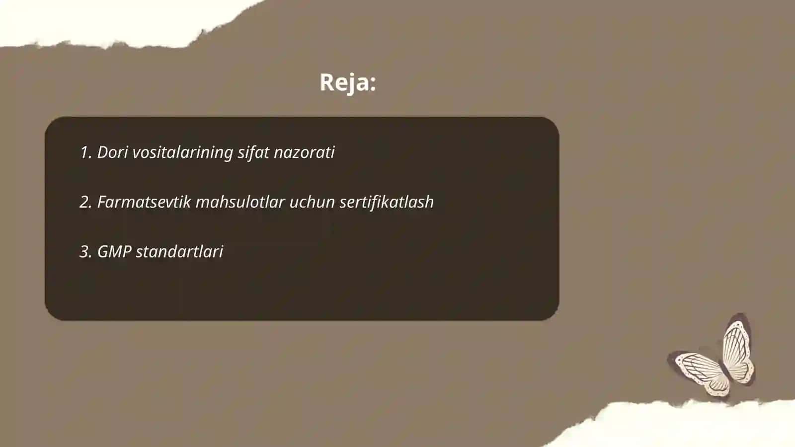 Dori vositalari va farmatsevtik mahsulotlar uchun muvofiqlik baxolash 2