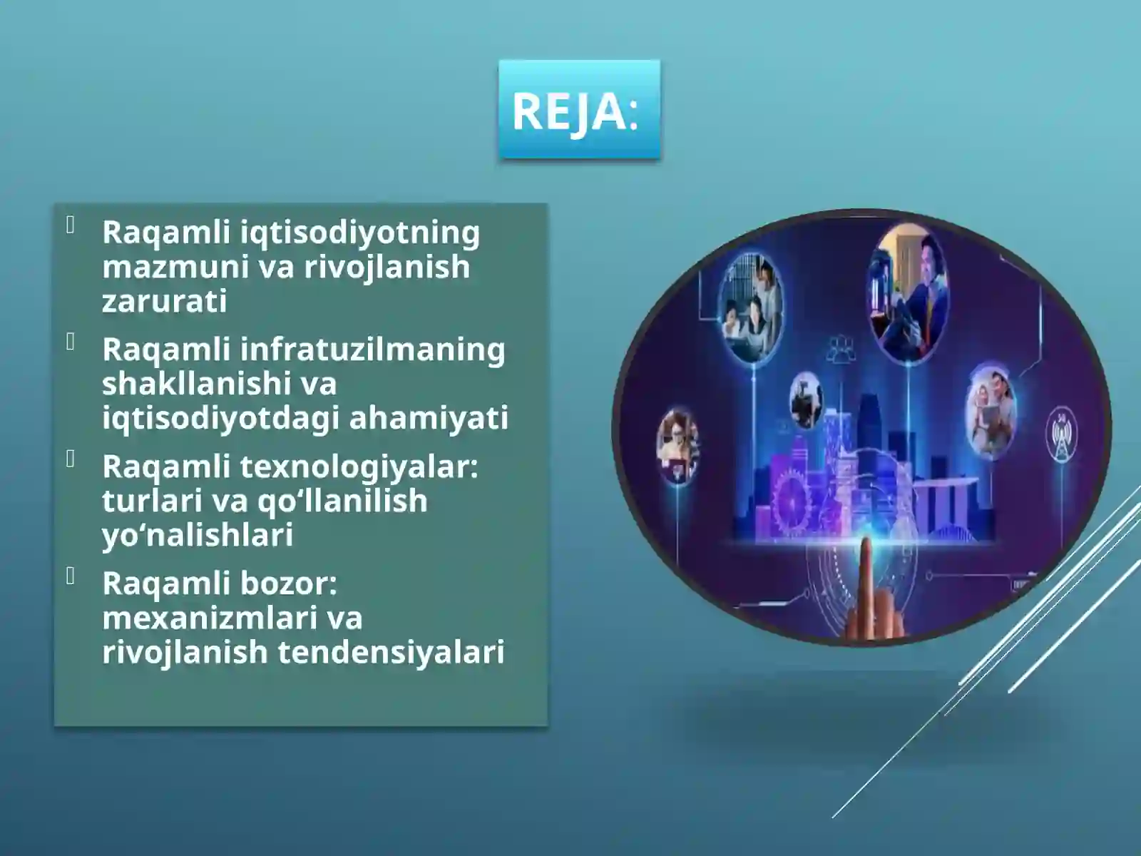Raqamli iqtisodiyotning tarkibiy elementlari 2