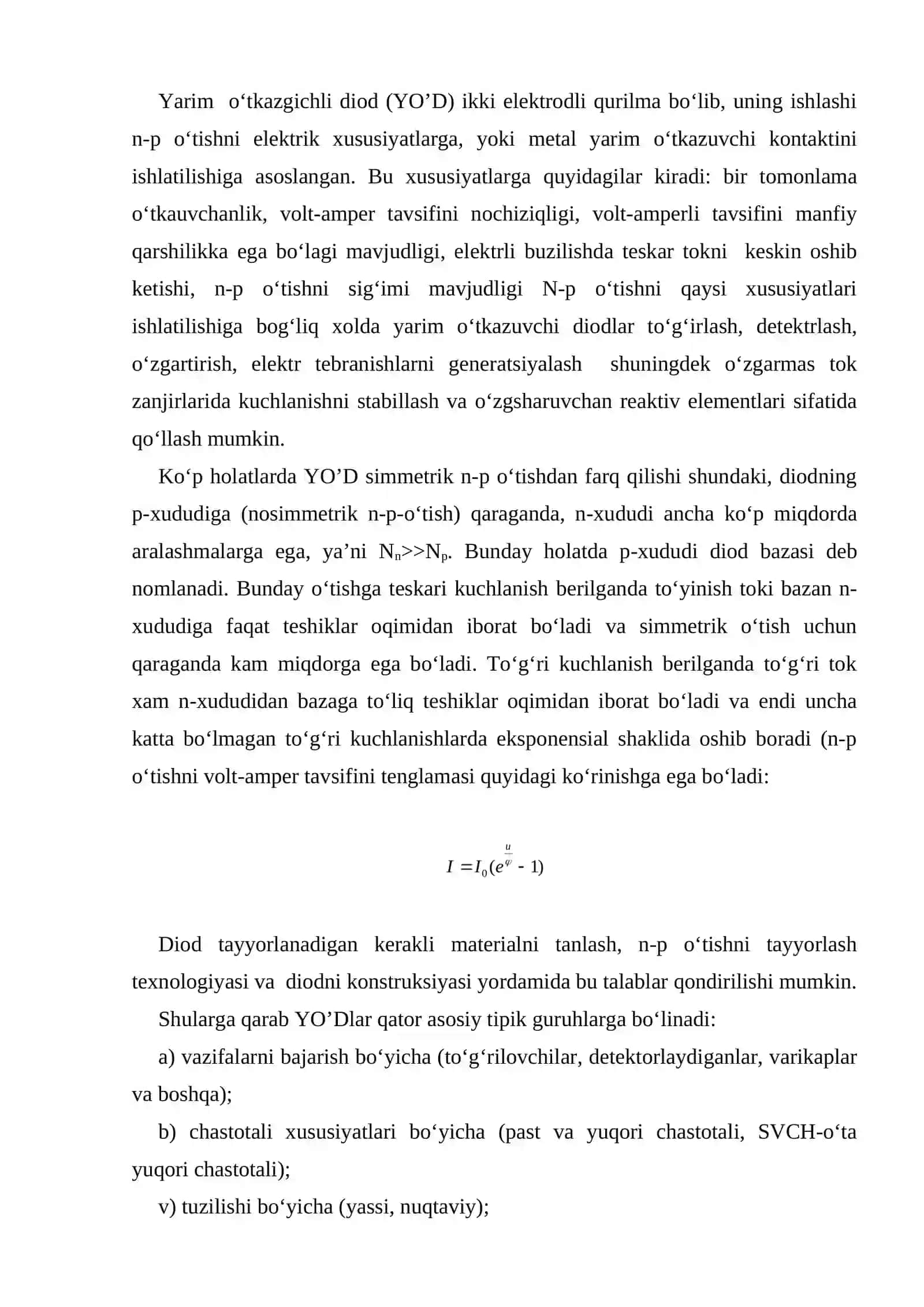 Yarim O‘tkazgichli Diodlar 2