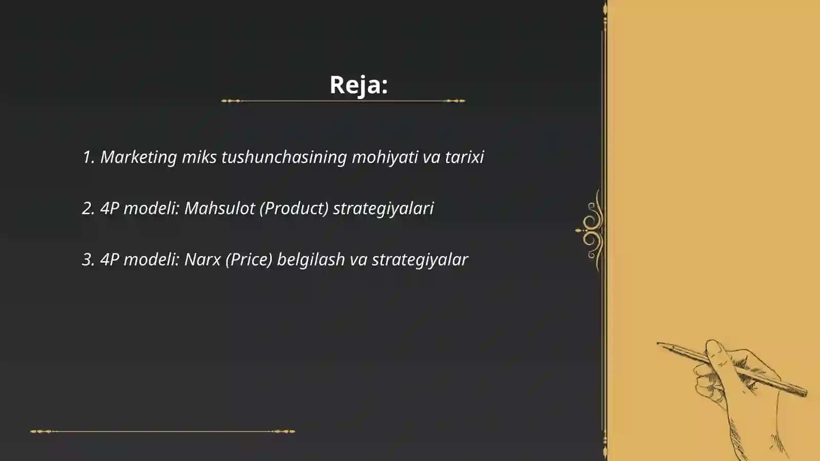 Marketing miks tushunchasi 2