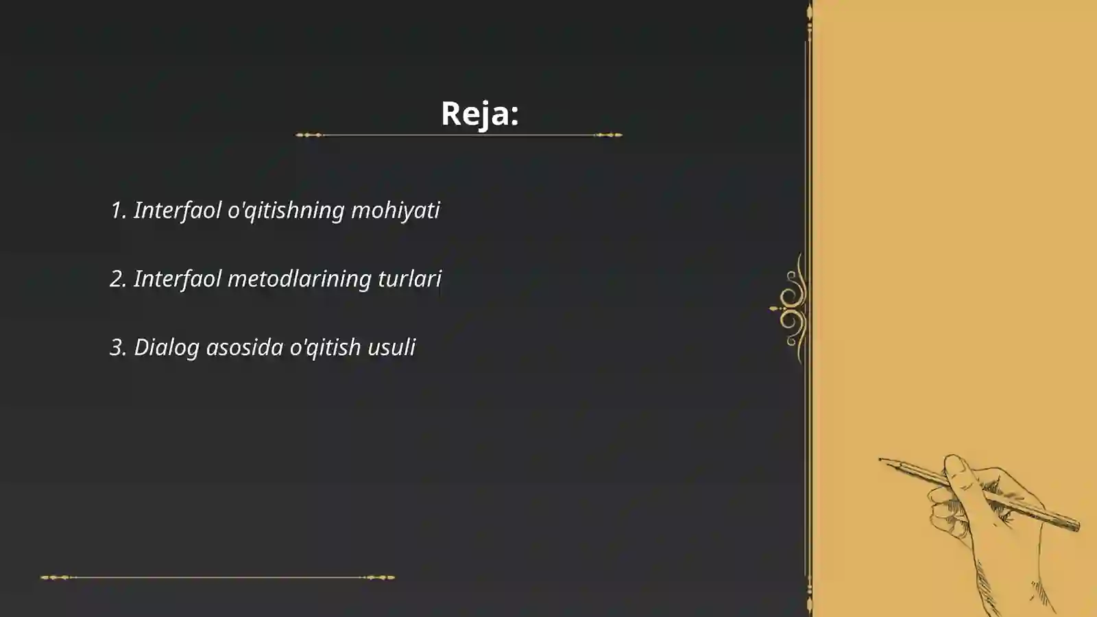 O'qitishning interfaol modeli 2