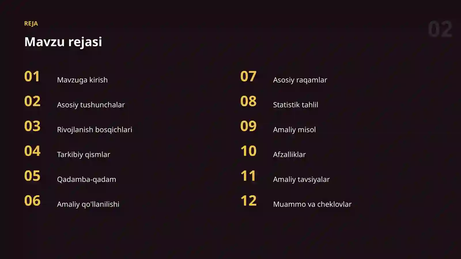 Datasetlar va ma'lumot 2