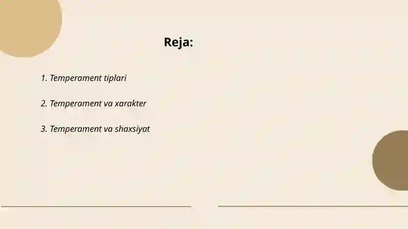 Temperament 2