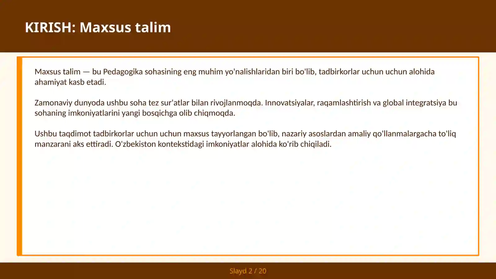 Maxsus talim 2