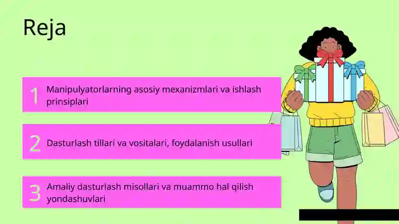 Robototexnik manipulyatorlarni dasturlash 2