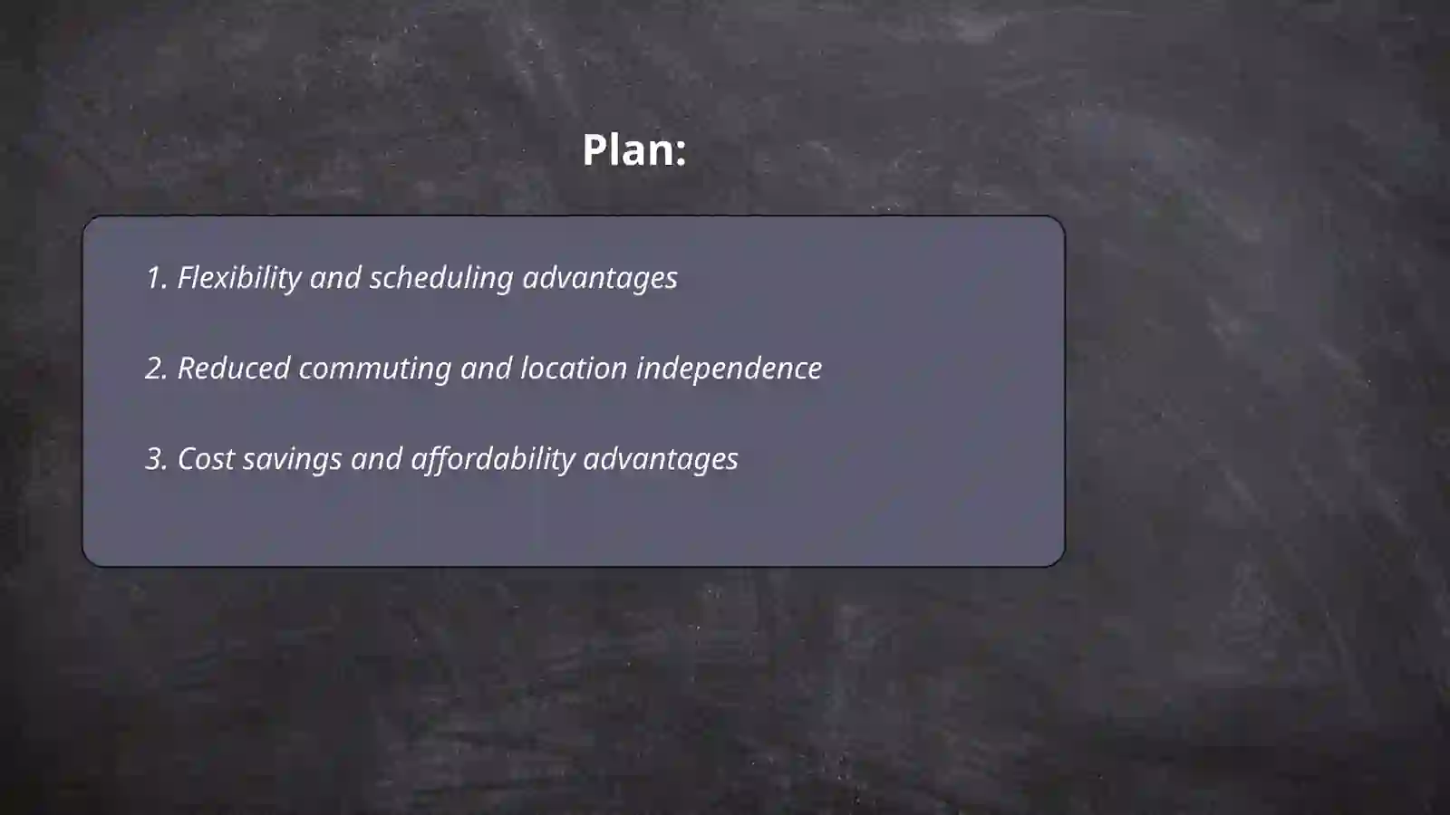 Distance learning advantages and disadvantages sides 2