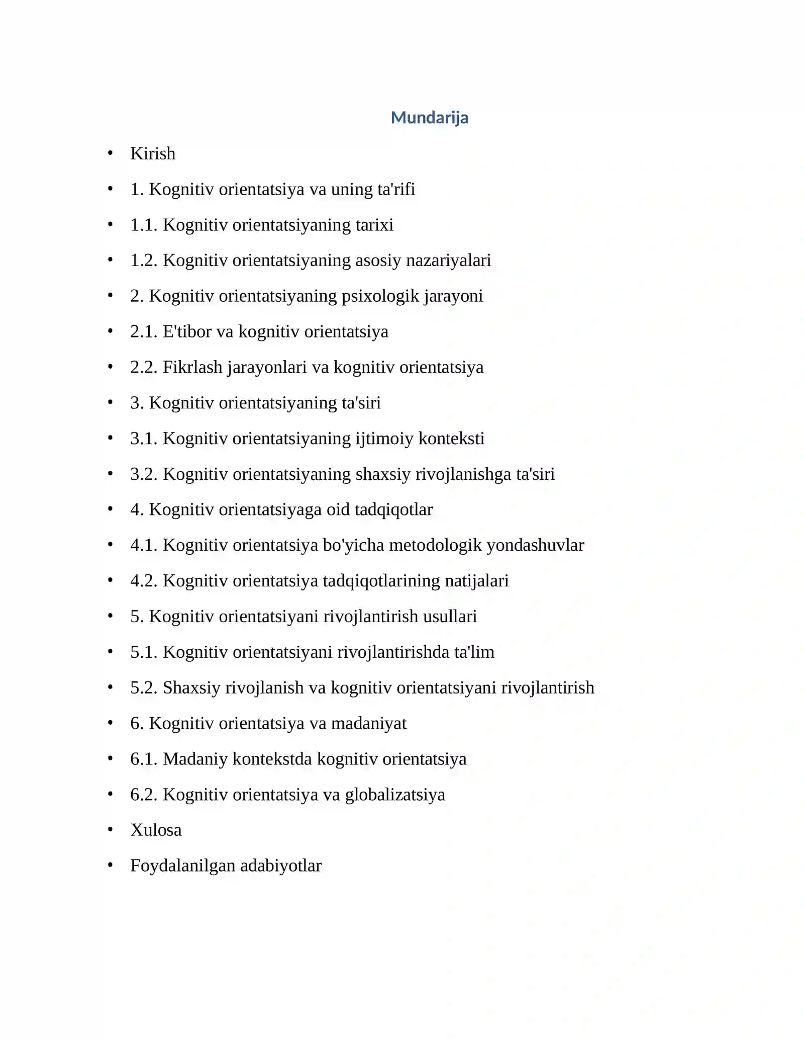 Kognitiv orientatsiya 2