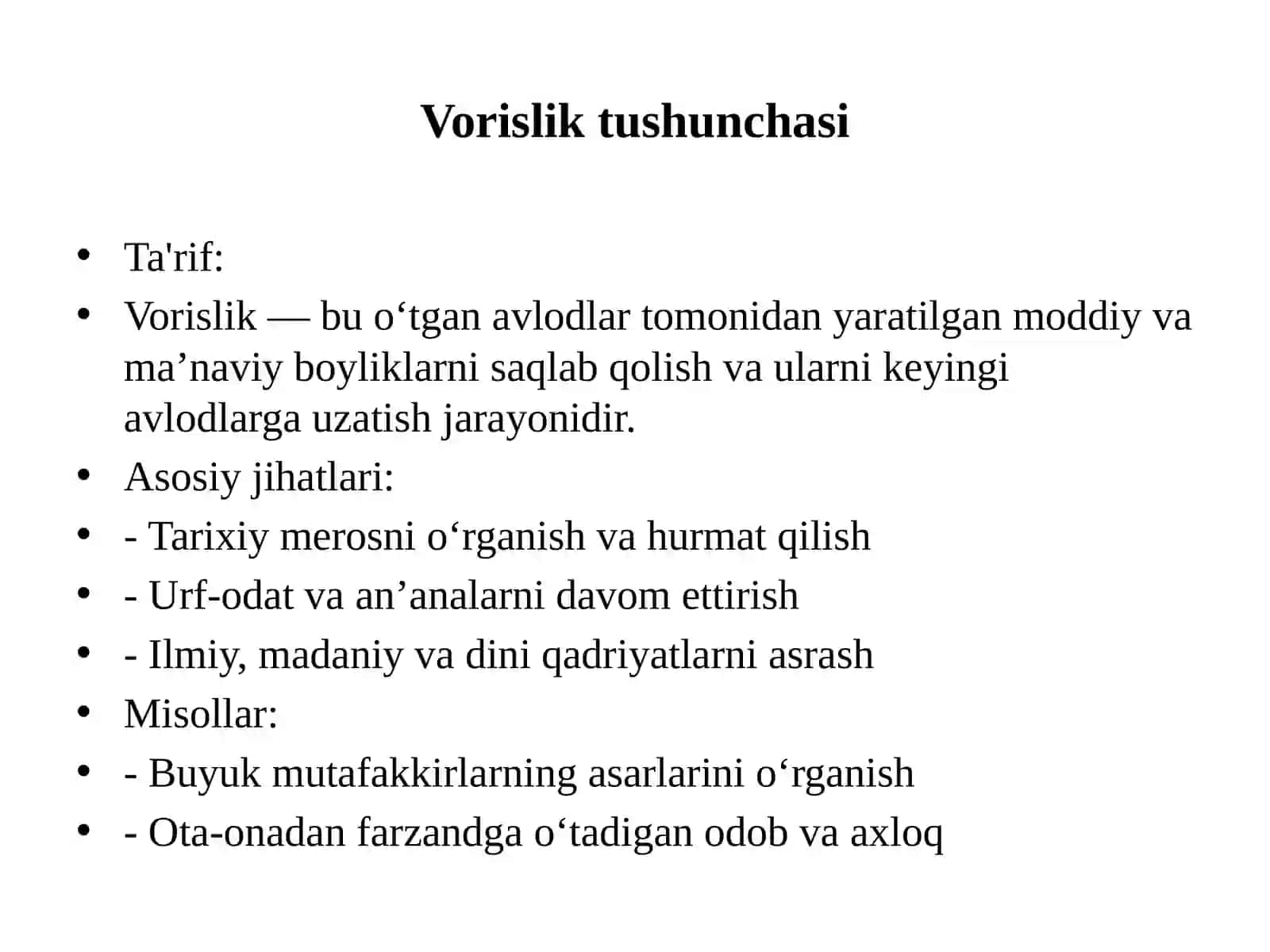 Vorislikvayangilanish 2