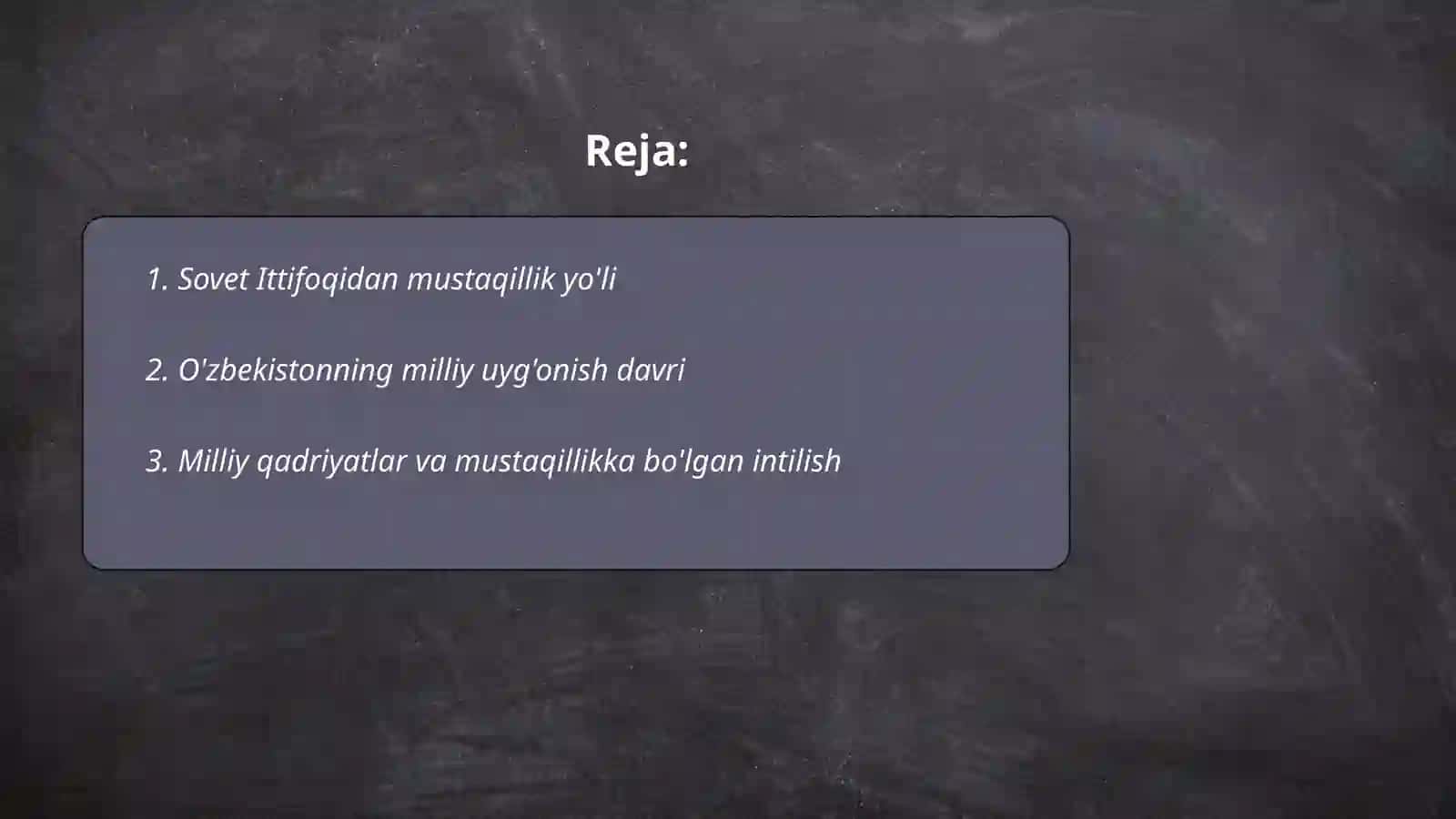 Mustaqillikka erishish arafasida Oʻzbekistonda ijtimoiy- siyosiy vaziyatlar 2