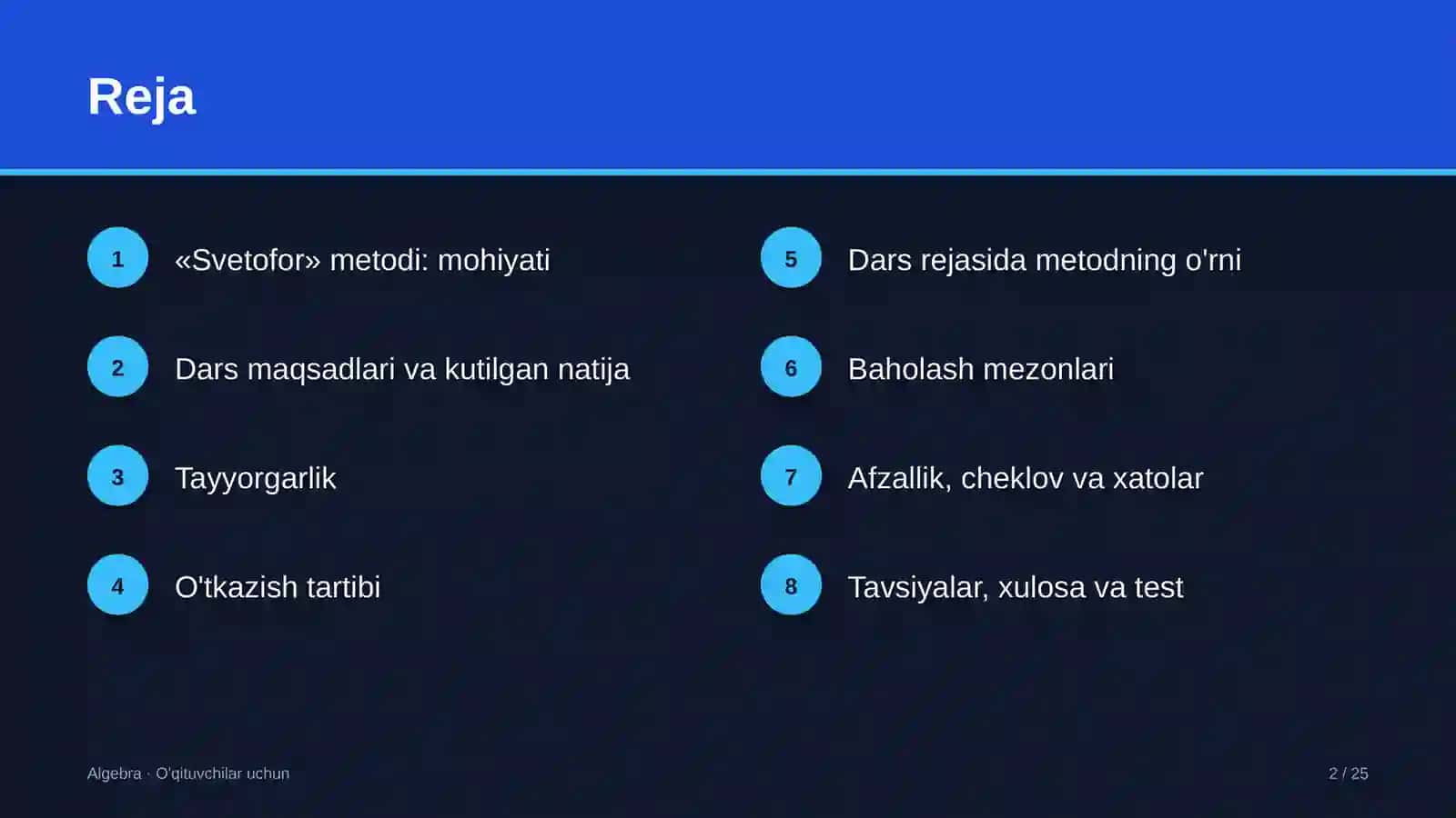 algebra darslarida svetofor metodidan foydalanish 3791 2