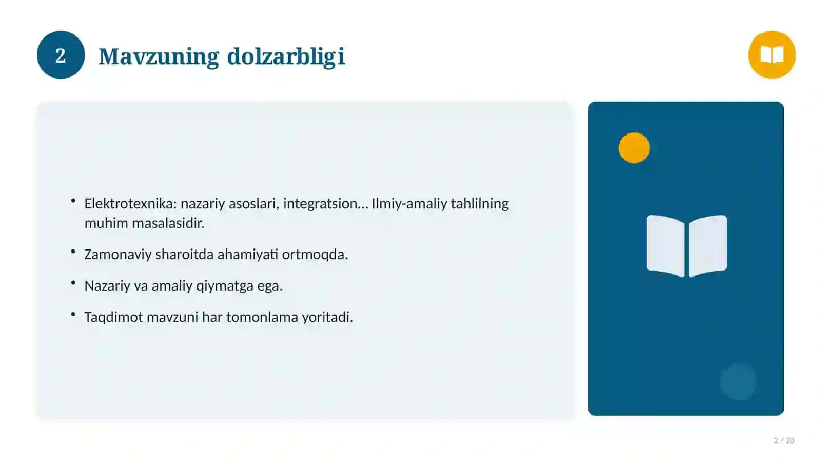 Elektrotexnika: nazariy asoslari, integratsion yondashuvda (Ilmiy maqola) 2