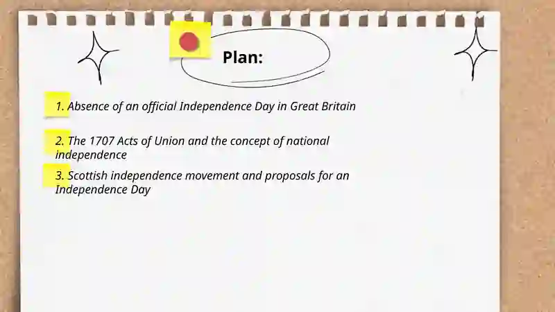 Independence day in Great Britain 2