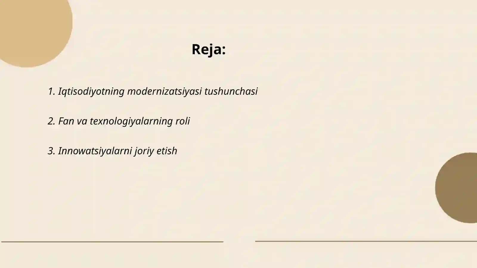 Iqtisodiyotni modernizatsiyalash sharoitida fanning vazifalari 2