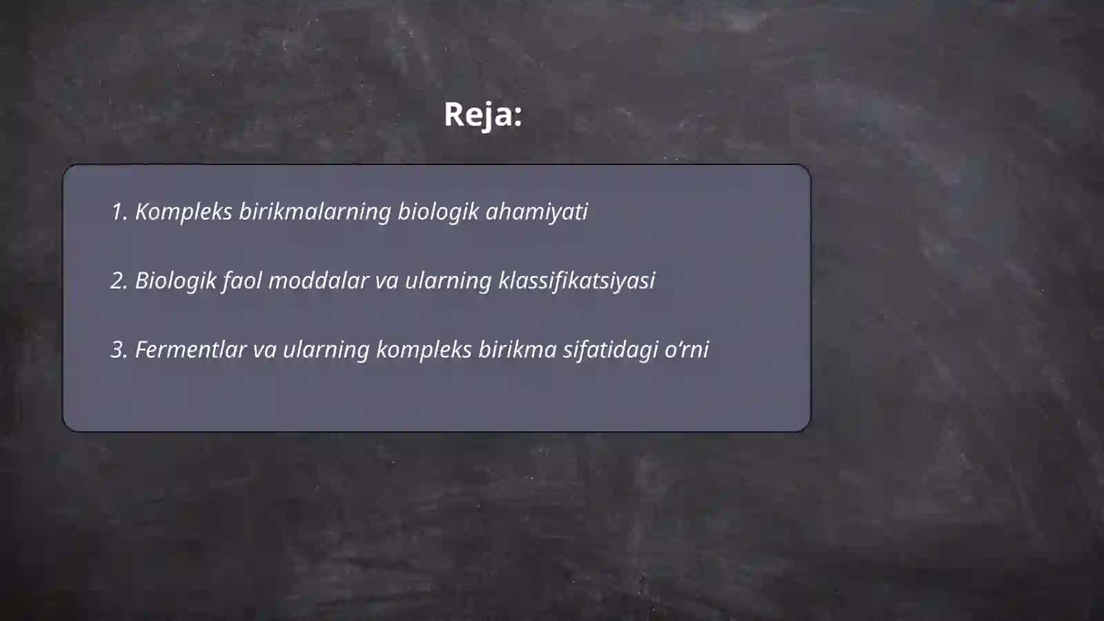 Kompleks birikmalar-biologik faol birikmalar 2