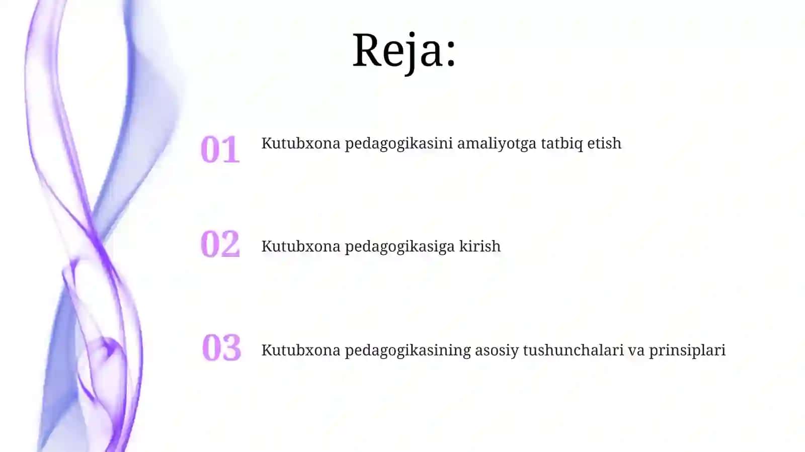 Kutubxona pedagogikasiga kirish 2
