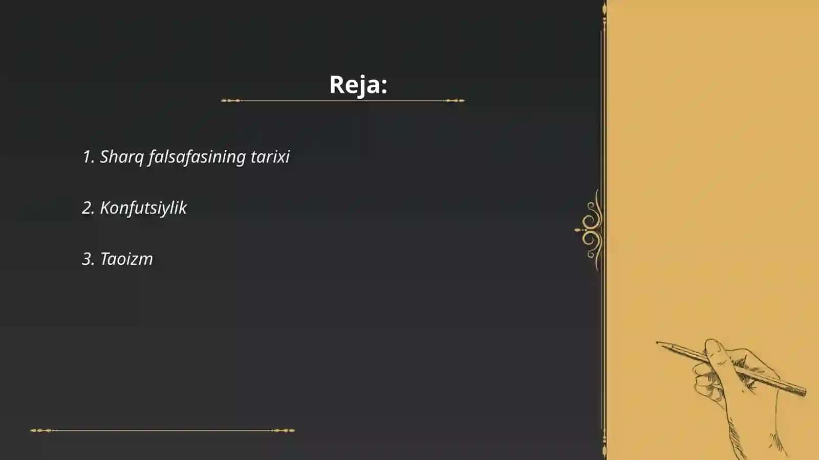 Sharq falsafasi 2