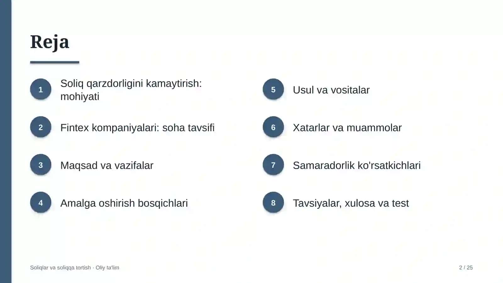 fintex kompaniyalarida soliq qarzdorligini kamaytirish 5967 2