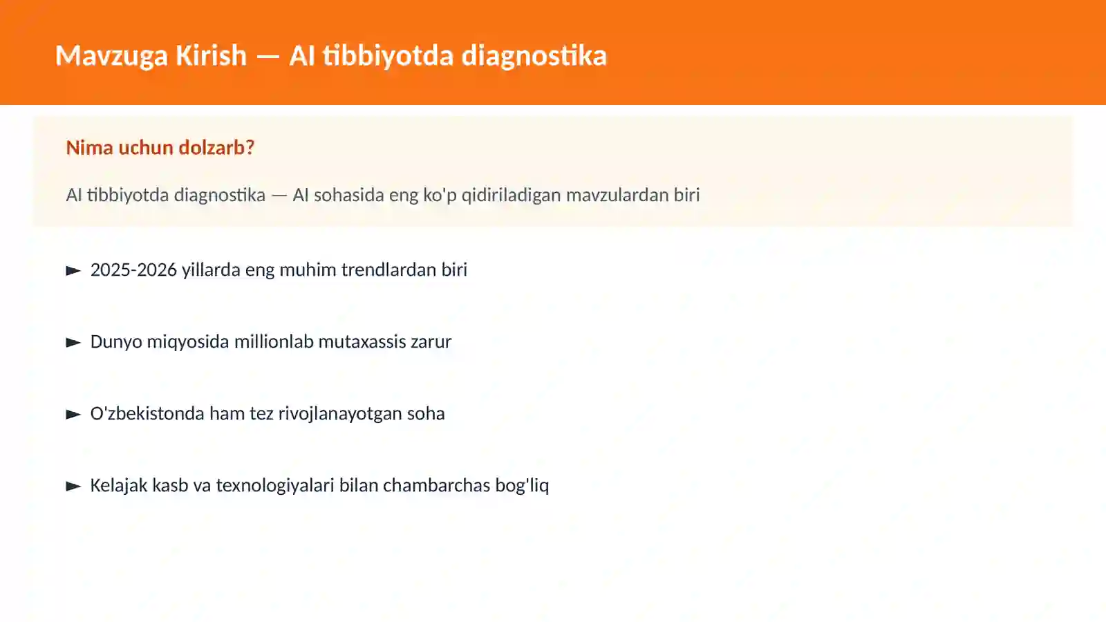 AI tibbiyotda diagnostika 2