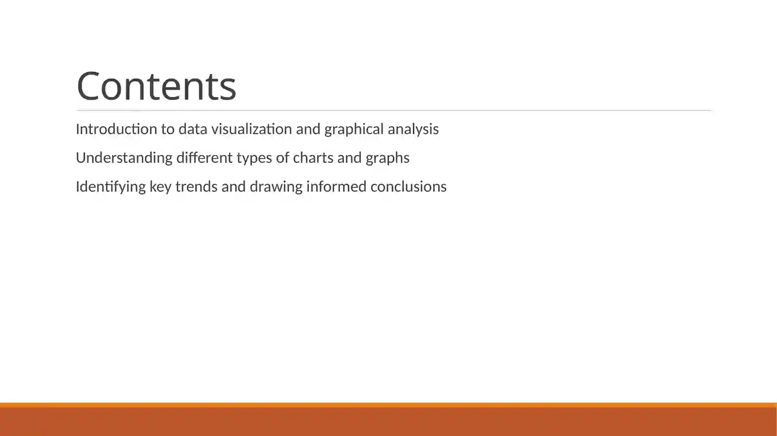 Describing the chart 2