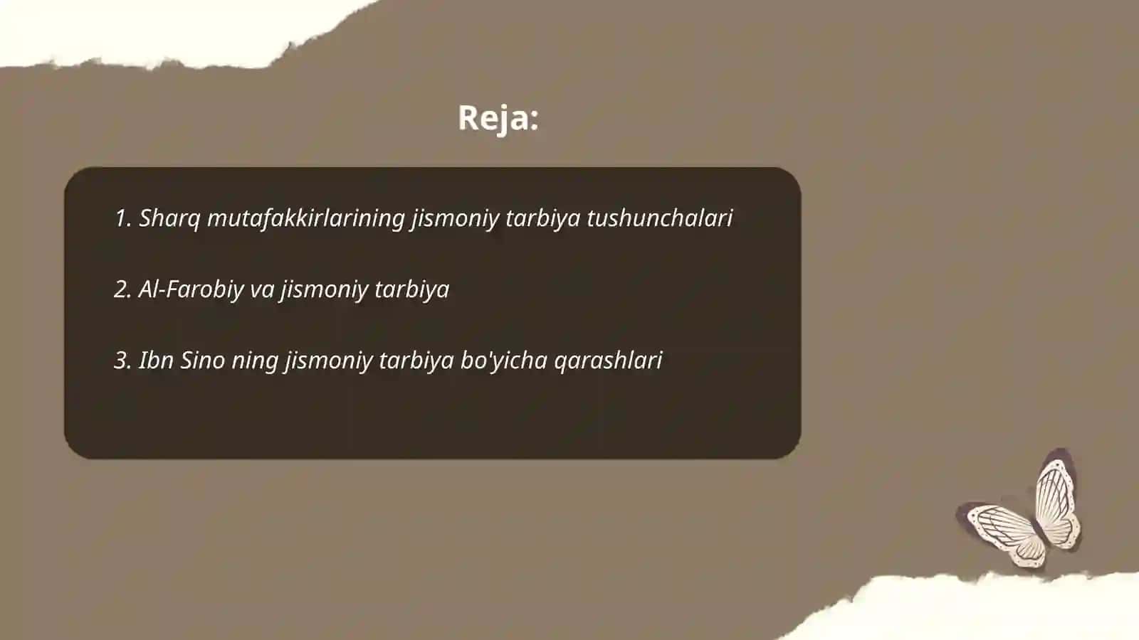 Sharq mutafakkirlarining jismoniy tarbiya haqidagi qarashlari 2