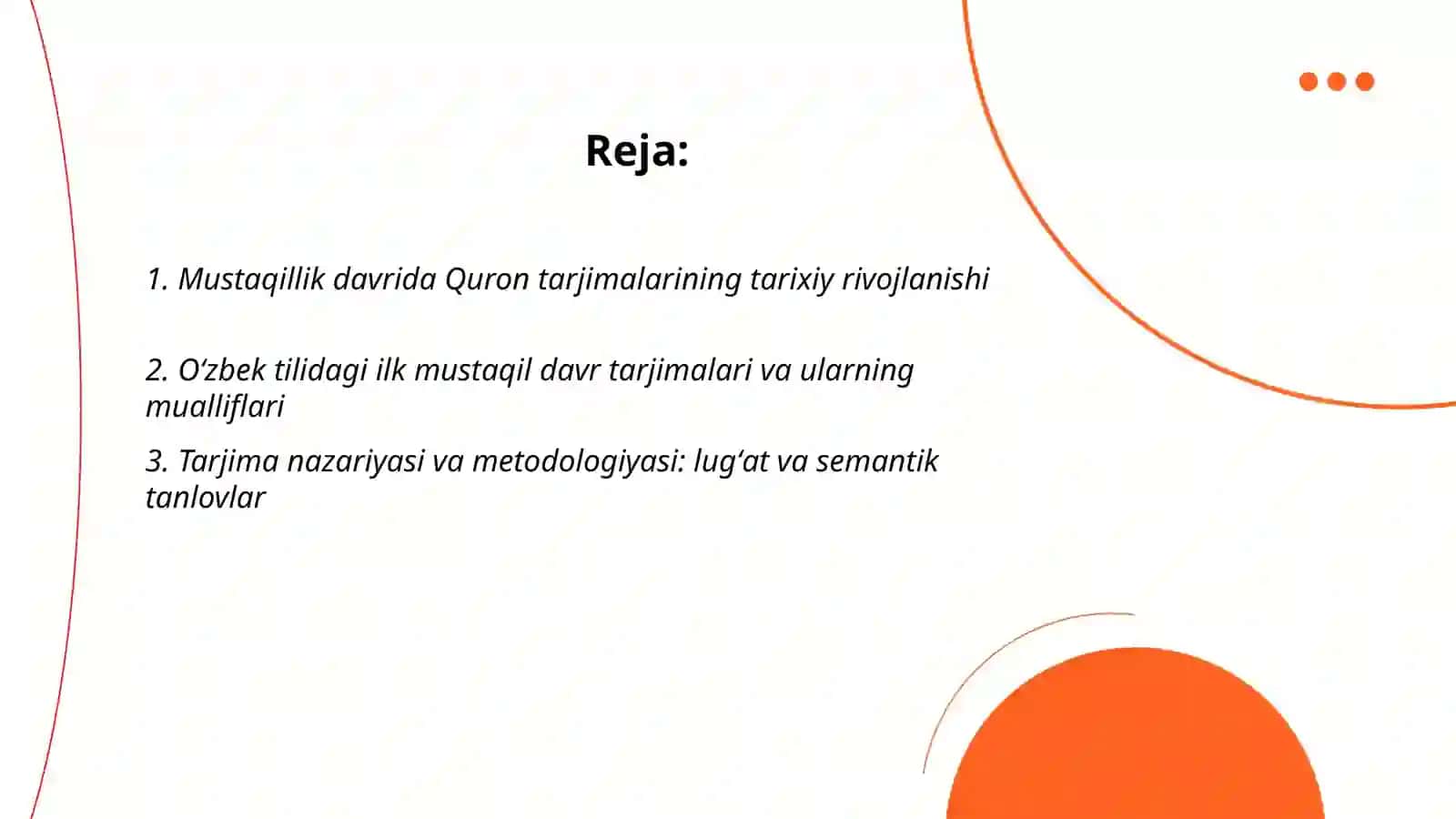 Dinshunoslik fanidan tayorlangan mustaqil ish 2