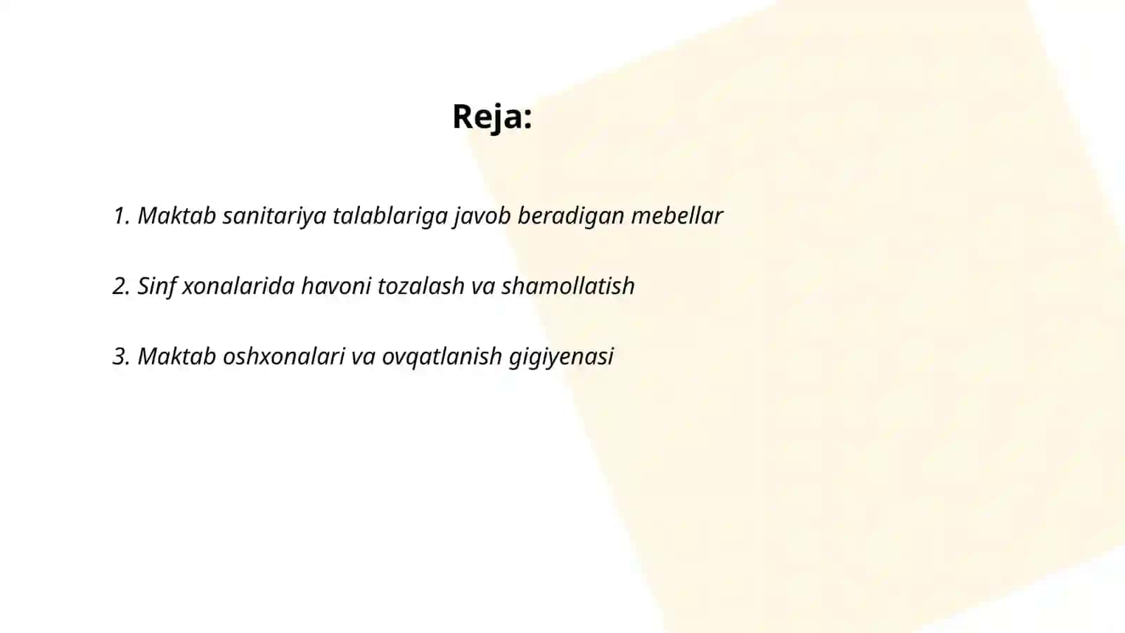 Maktab sanitariya talablariga javob beradigan mebellar 2
