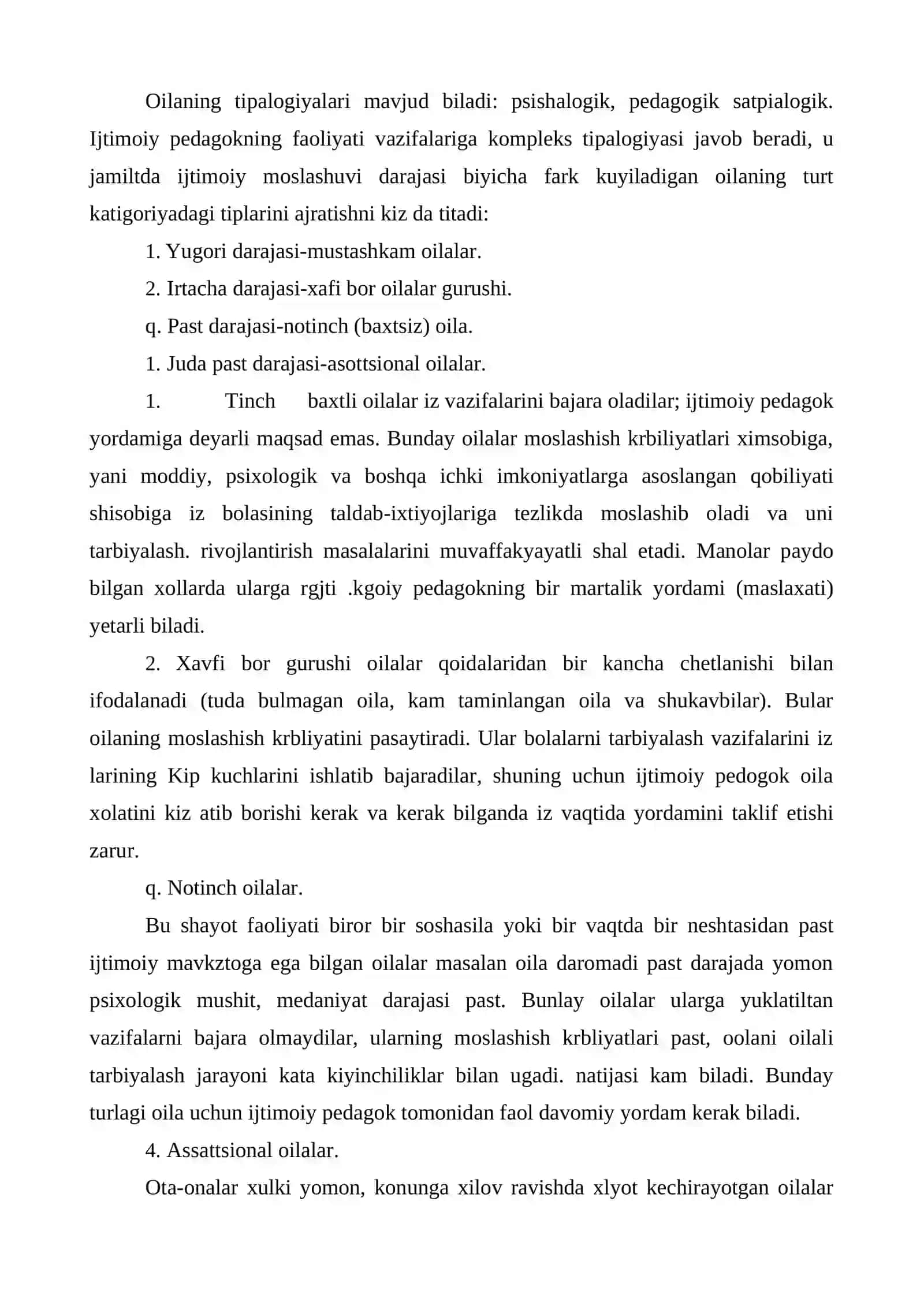 Oilada bilan ijtimoiy-pedagogik faoliyat 2