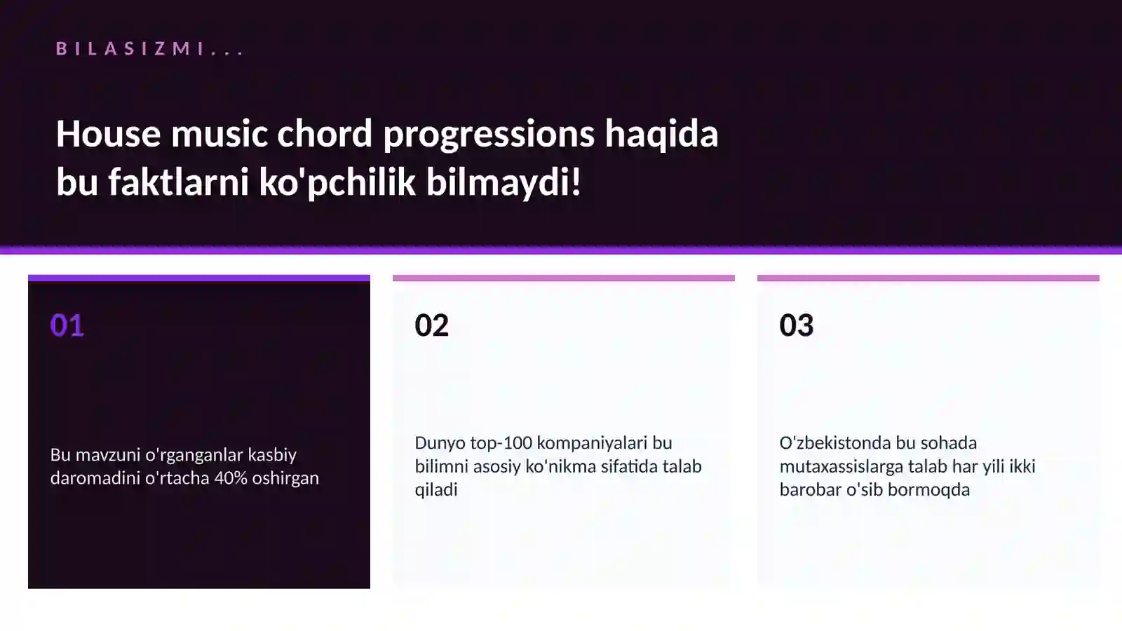 House music chord progressions 2