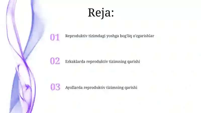 Erkaklarda reproduktiv qarish 2