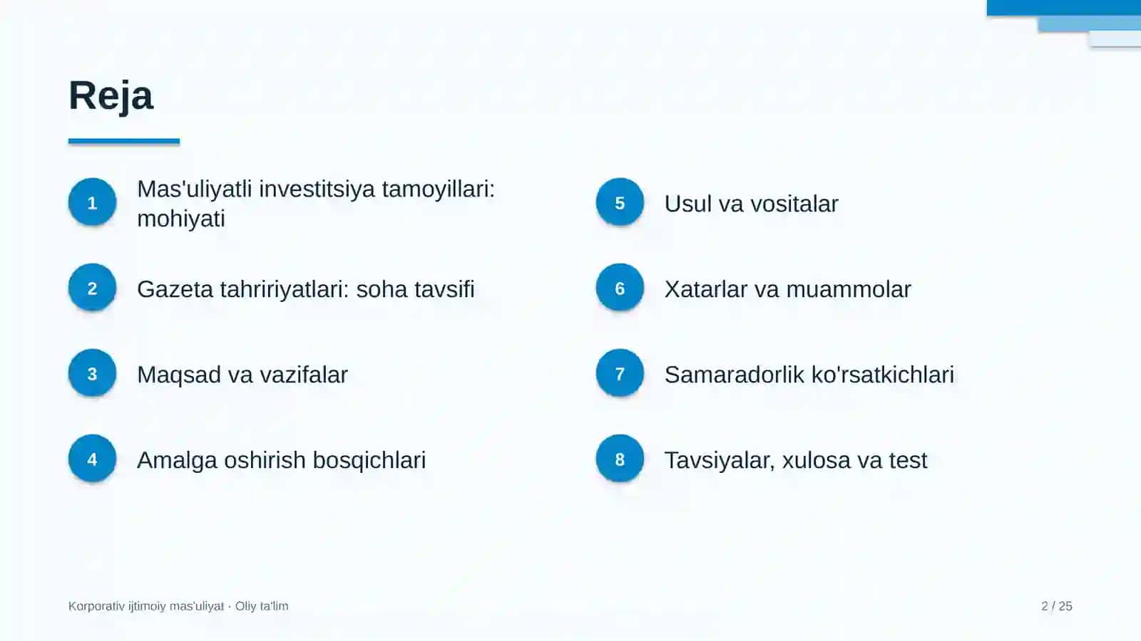 gazeta tahririyatlarida mas'uliyatli investitsiya tamoyillarini qo'llash 1025 2