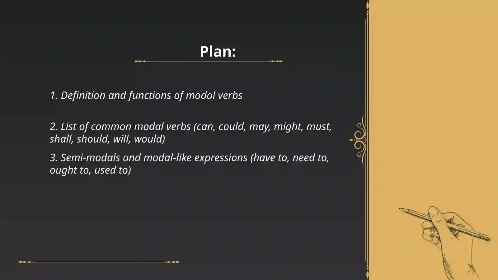 Modal verbs 2