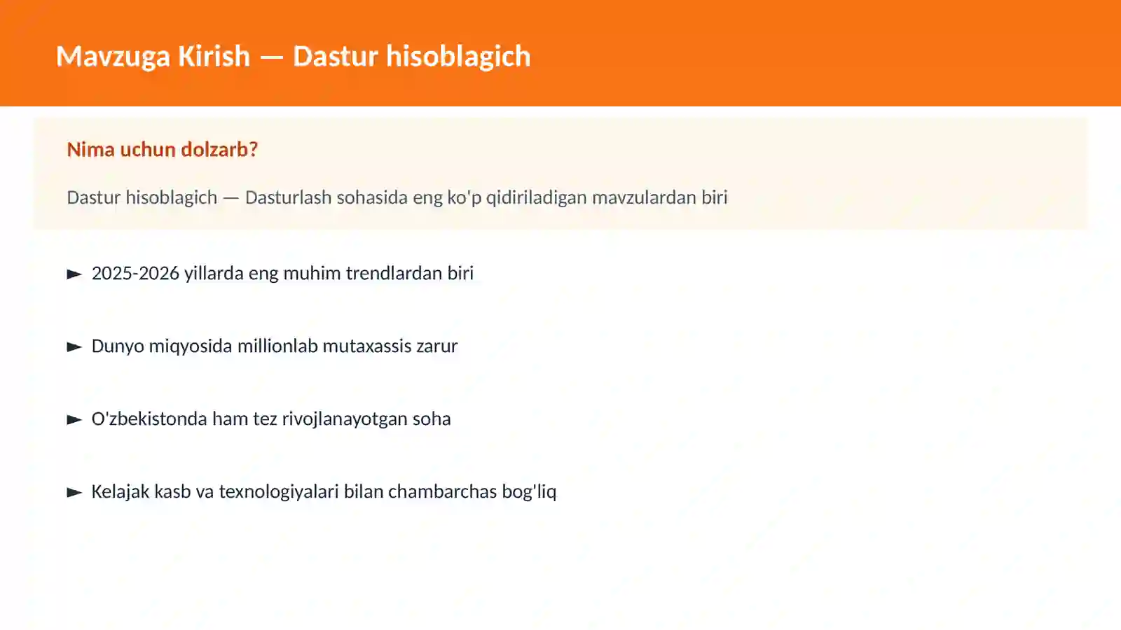 Dastur hisoblagich 2
