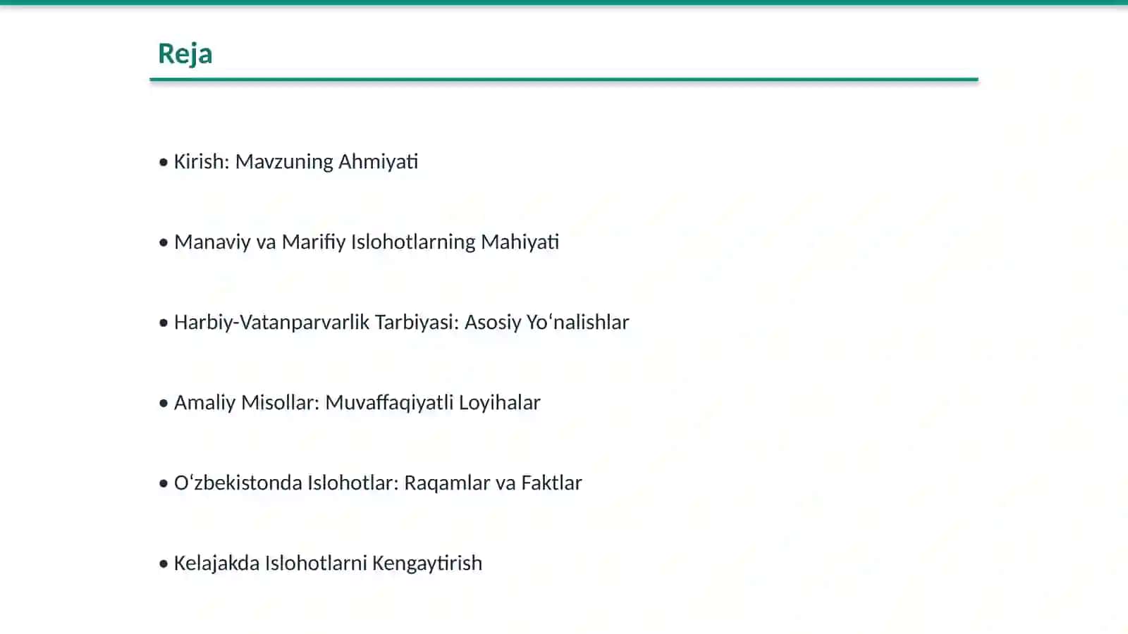 Manaviy va Marifiy Islohotlar: Yoshlarni Harbiy-Vatanparvarlik Ruhida Tarbiyalash 2