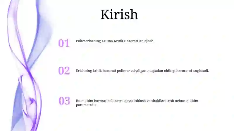 Polimerlarning Erish Kritik Haroratini Aniqlash 2