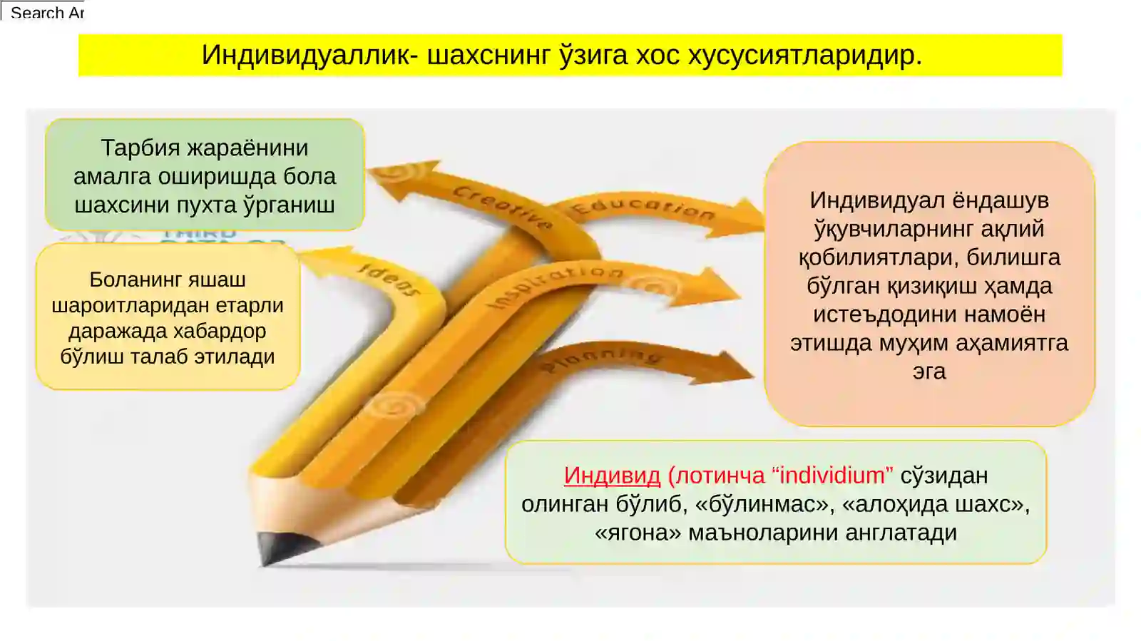 Индивид, шахс, индивидуаллик 2
