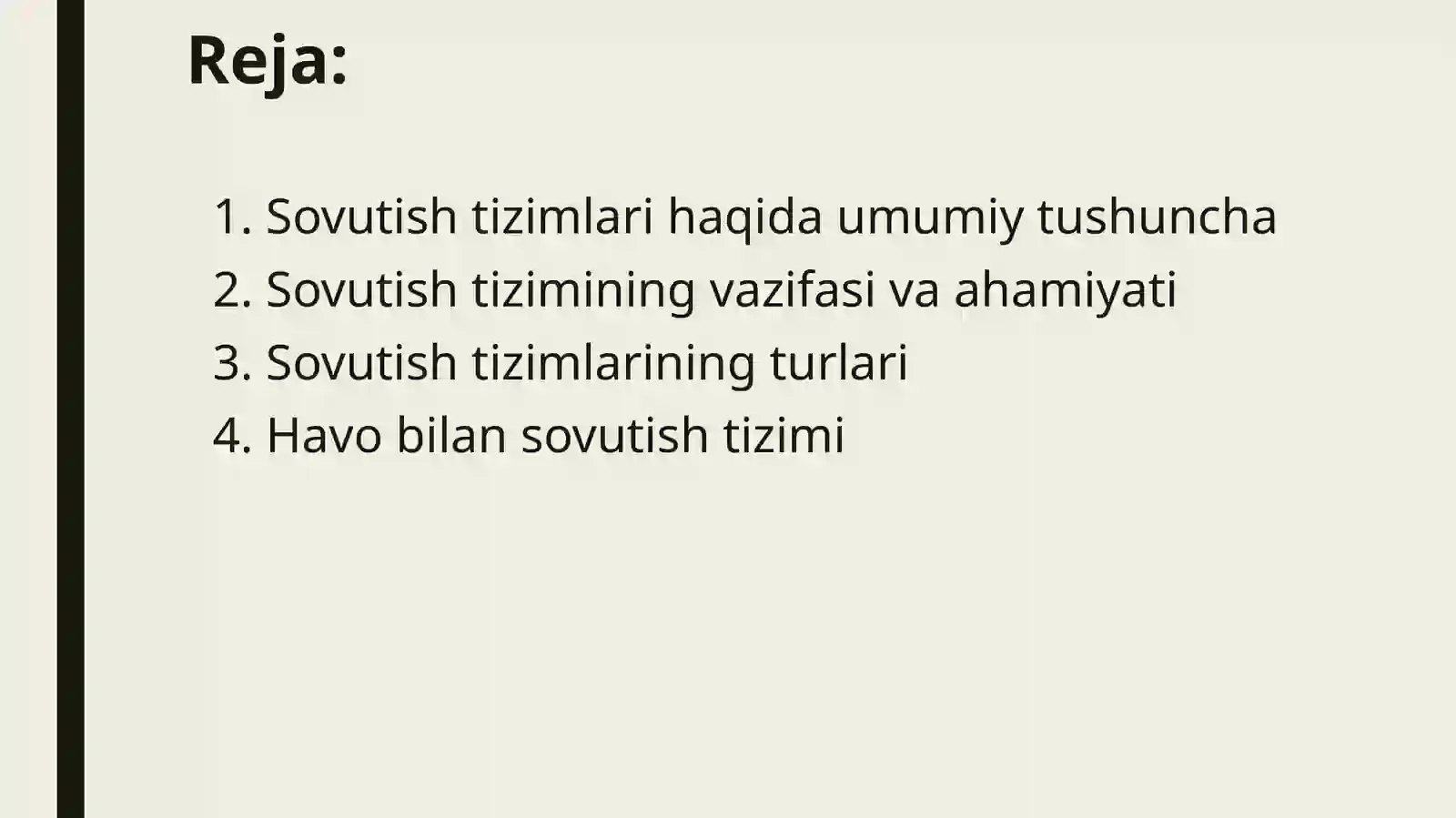 Sovutish tizimlari 2