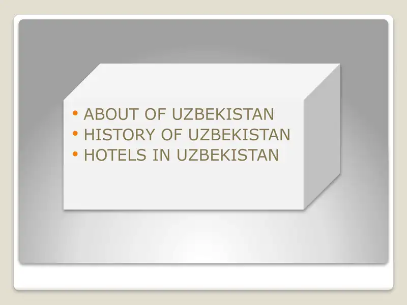 General Information of Uzbekistan 2
